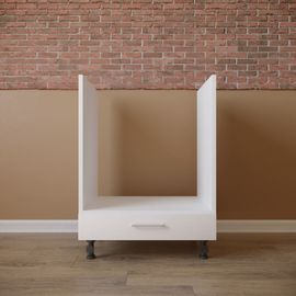 Тумба нижняя под духовку 600/820/470 Женева белая