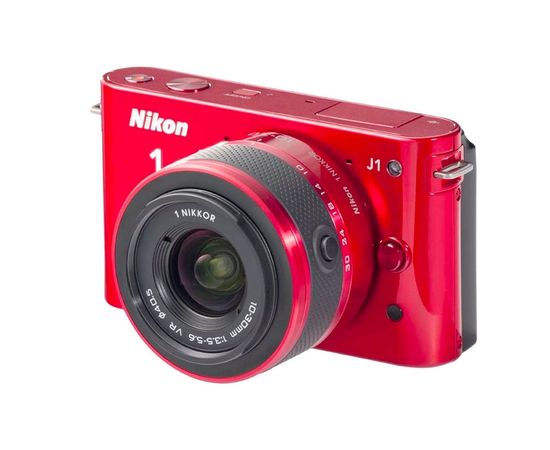 Nikon 1 J1 Two-Lens Kit красный